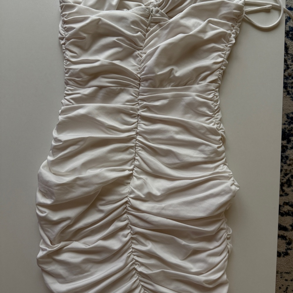 Princess Polly White Halter Bodycon Dress - Picture 5 of 6